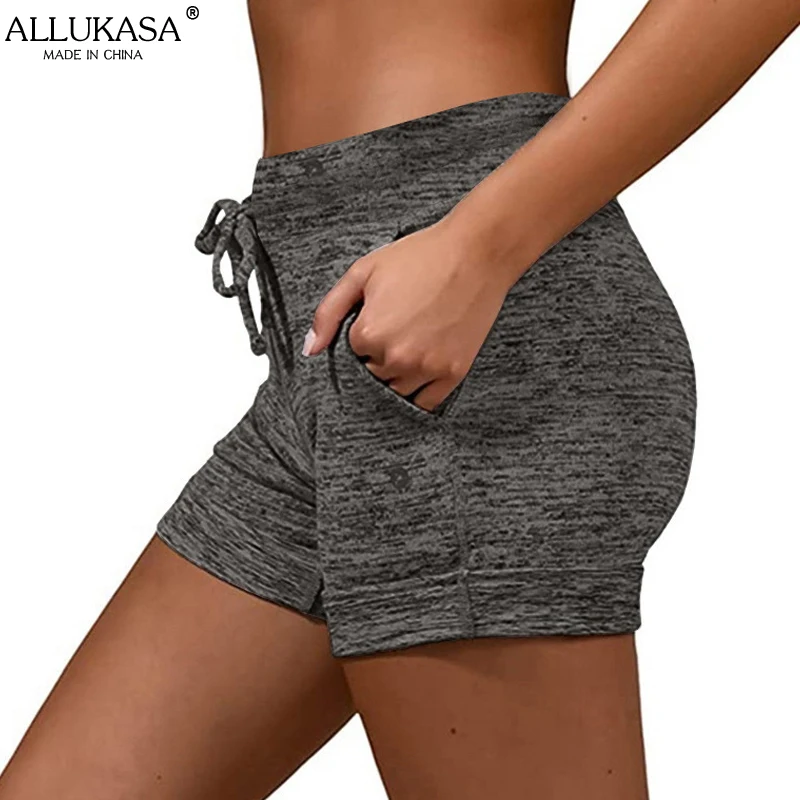 Allukasa Women Summer Shorts Casual Running Sports Pants Ladies Lace-up Elastic Waist Shorts Loose Pockets Female Fashion Shorts
Allukasa Women Summer Shorts Casual Running Sports Pants Ladies Lace-up Elastic Waist Shorts Loose Pockets Female Fashion Shorts