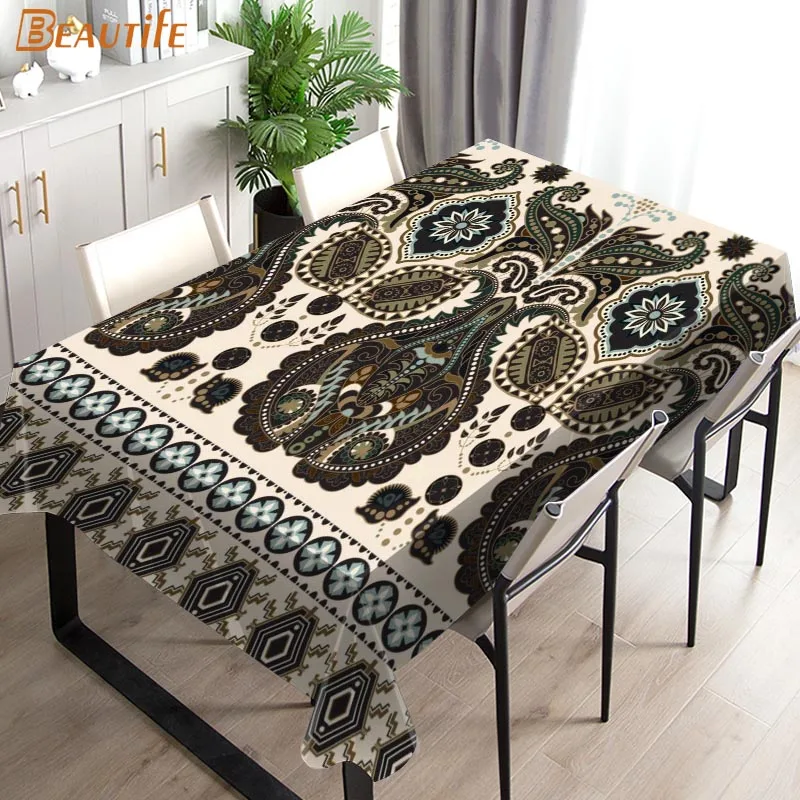 Retro National Pattern Tablecloth Fashion Style Hotel Party Table Waterproof Table Covers Home Dining Tea Table Decoration 0924
Retro National Pattern Tablecloth Fashion Style Hotel Party Table Waterproof Table Covers Home Dining Tea Table Decoration 0924