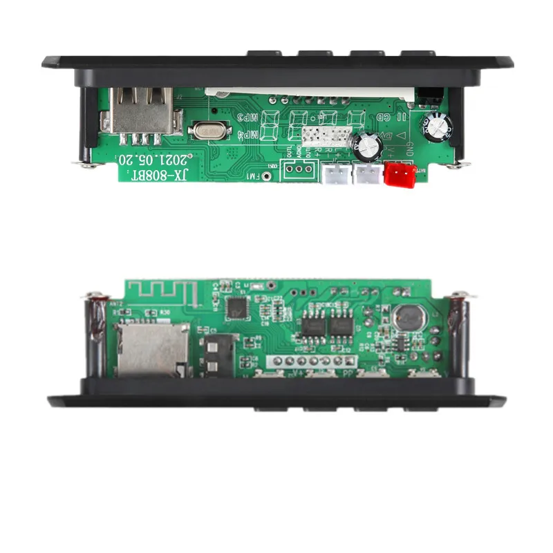2021 New 6W Amplifier MP3 Decoder Board DC 5V 12V Audio Module TF FM Radio Recording Wireless Handsfree with USB Por
2021 New 6W Amplifier MP3 Decoder Board DC 5V 12V Audio Module TF FM Radio Recording Wireless Handsfree with USB Por