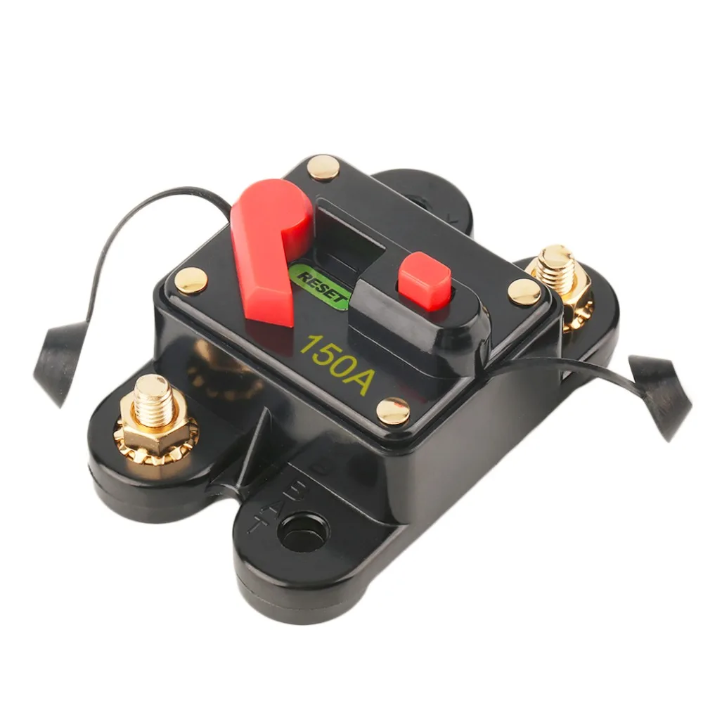 50A 60A 80A 100A 125A 150A 200A optional Car Audio Inline Circuit Breaker Fuse for 12V Protection SKCB-01-100A hot sale
50A 60A 80A 100A 125A 150A 200A optional Car Audio Inline Circuit Breaker Fuse for 12V Protection SKCB-01-100A hot sale