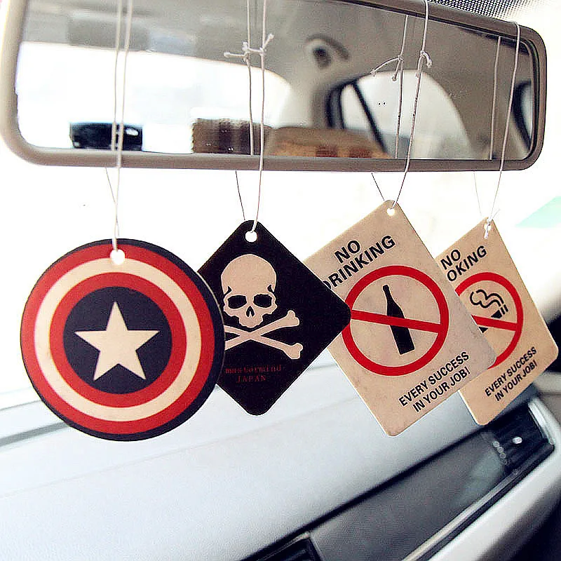 Bee Panda Car Rearview Mirror Hanging Aromatherapy Tablets Super Hero Car Air Freshener Perfume Pendant Solid Paper Accessories
Bee Panda Car Rearview Mirror Hanging Aromatherapy Tablets Super Hero Car Air Freshener Perfume Pendant Solid Paper Accessories