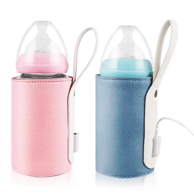 USB Baby Bottle Heating Cover Anti-Scalding Anti-Slip Insulation Bag Faux Leather Portable Baby Milk Bottle Warmer For Travel
USB Baby Bottle Heating Cover Anti-Scalding Anti-Slip Insulation Bag Faux Leather Portable Baby Milk Bottle Warmer For Travel