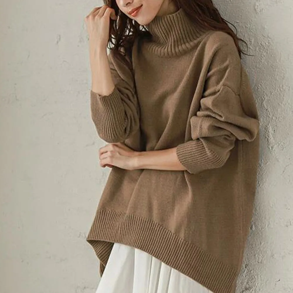 Women's Sweater Turtleneck Sweater New Fashion Top Autumn And Winter Korean Pullover Women's Pullover Knitwear
Women's Sweater Turtleneck Sweater New Fashion Top Autumn And Winter Korean Pullover Women's Pullover Knitwear
