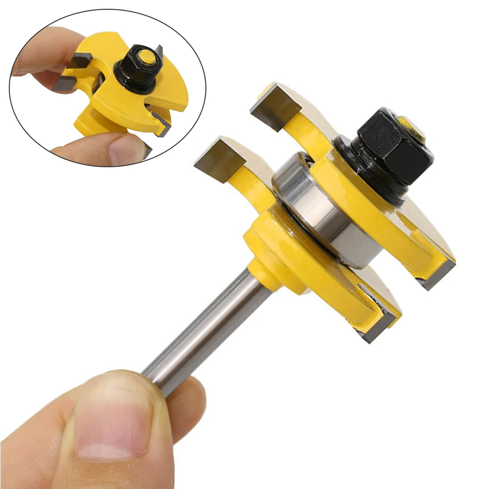 2PCS T Tenon Lock Miter Router Bits Shank Woodworking Tenon Milling Cutter Tool Drilling Milling For Wood Carbide Alloy
2PCS T Tenon Lock Miter Router Bits Shank Woodworking Tenon Milling Cutter Tool Drilling Milling For Wood Carbide Alloy
