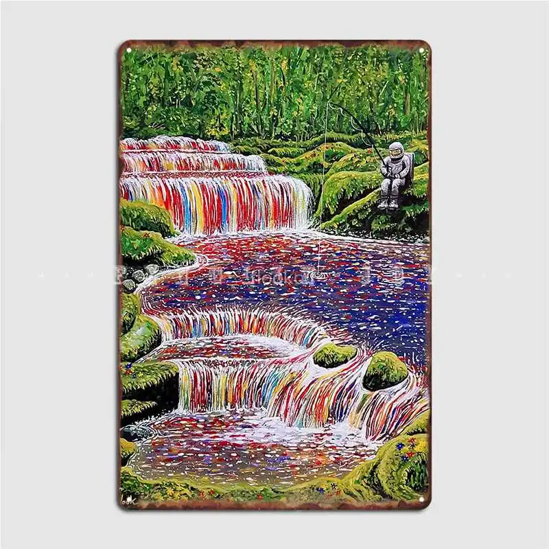 Постер для рыбалки, металлическая табличка, клувечерние, настенная винтажная живопись, Декор, жестяные плакаты 
Постер для рыбалки, металлическая табличка, клувечерние, настенная винтажная живопись, Декор, жестяные плакаты