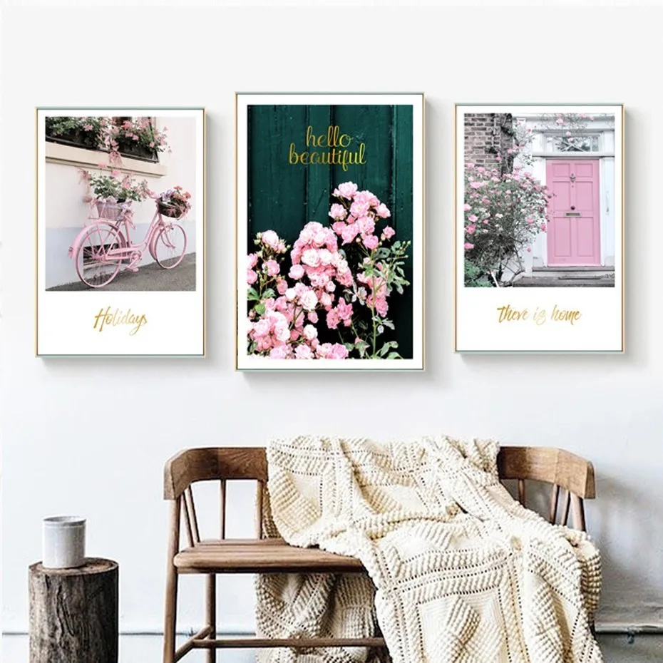 Canvas Paintings Modern Pink Floral Beautiful Pastoral Posters Prints Wall Art Pictures for Living Room Home Decorations
Canvas Paintings Modern Pink Floral Beautiful Pastoral Posters Prints Wall Art Pictures for Living Room Home Decorations