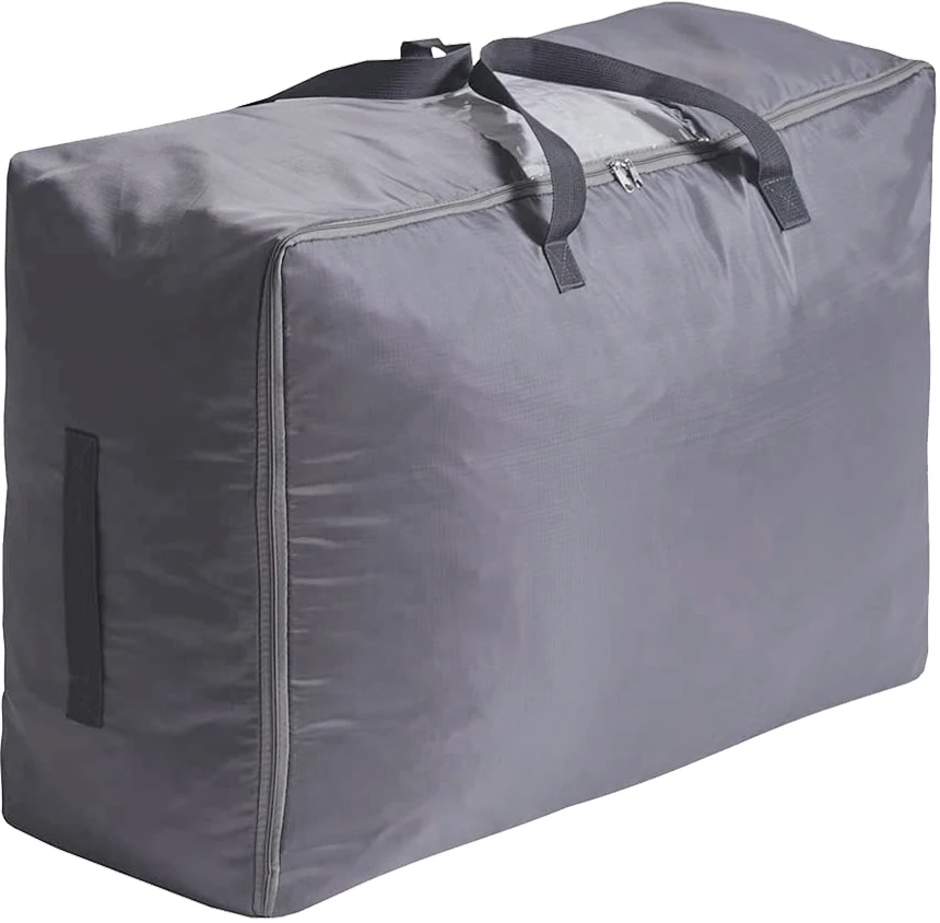 4 Pack Organizer Storage Bag 95L Portable Large Capacity Reinforced Handle Oxford Fabric for Comforters Blankets Duvet Clothes 
4 Pack Organizer Storage Bag 95L Portable Large Capacity Reinforced Handle Oxford Fabric for Comforters Blankets Duvet Clothes