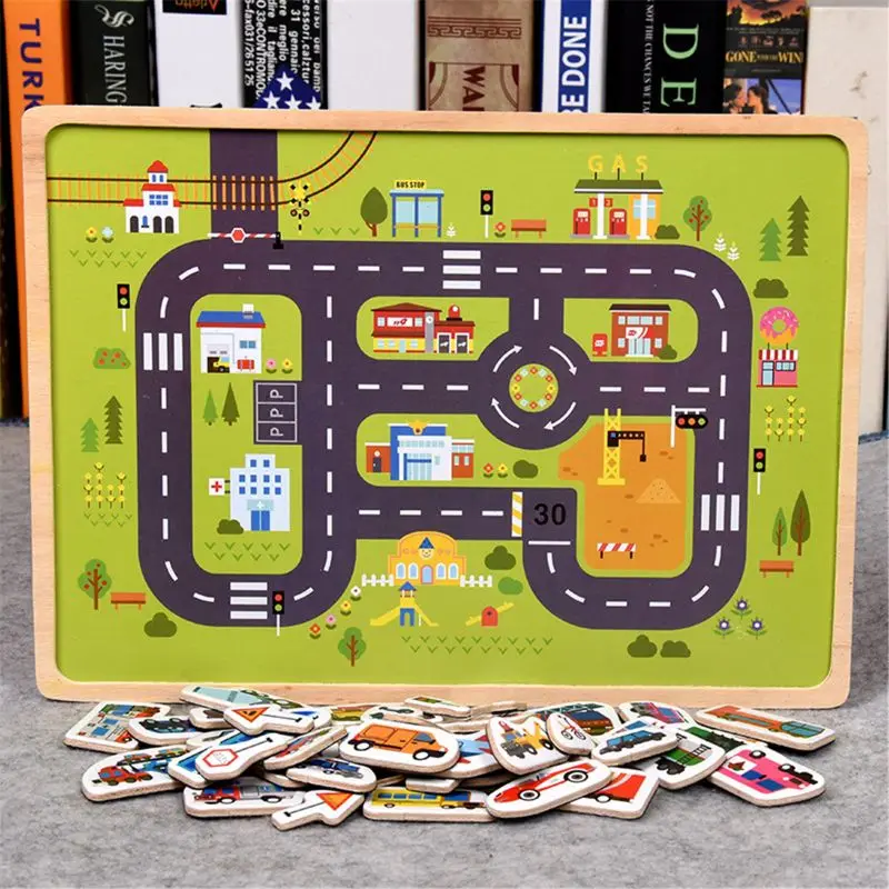 New Wooden Magnetic Puzzle Animal and Traffic Vehicle Game Children Baby Early Educational Learning Toys Jigsaw Puzzles
New Wooden Magnetic Puzzle Animal and Traffic Vehicle Game Children Baby Early Educational Learning Toys Jigsaw Puzzles