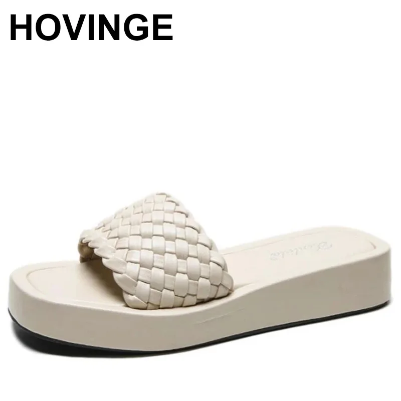 Плетеные женские тапочки HOVINGEFashion, летняя женская обувь, удобные женские сандалии на плоской подошве, Повседневная пляжная обувь на платфор...
Плетеные женские тапочки HOVINGEFashion, летняя женская обувь, удобные женские сандалии на плоской подошве, Повседневная пляжная обувь на платфор...
