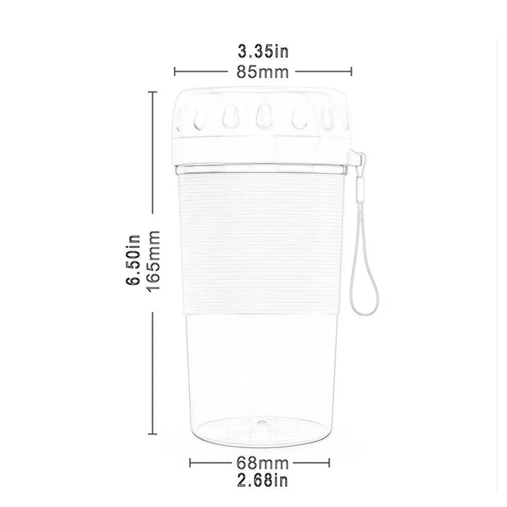 Electric Juicer Small Fruit Cup Food-Blender mini Food Processor 300ML Blender Electric Kitchen Mixer Juicer Fruit Cup