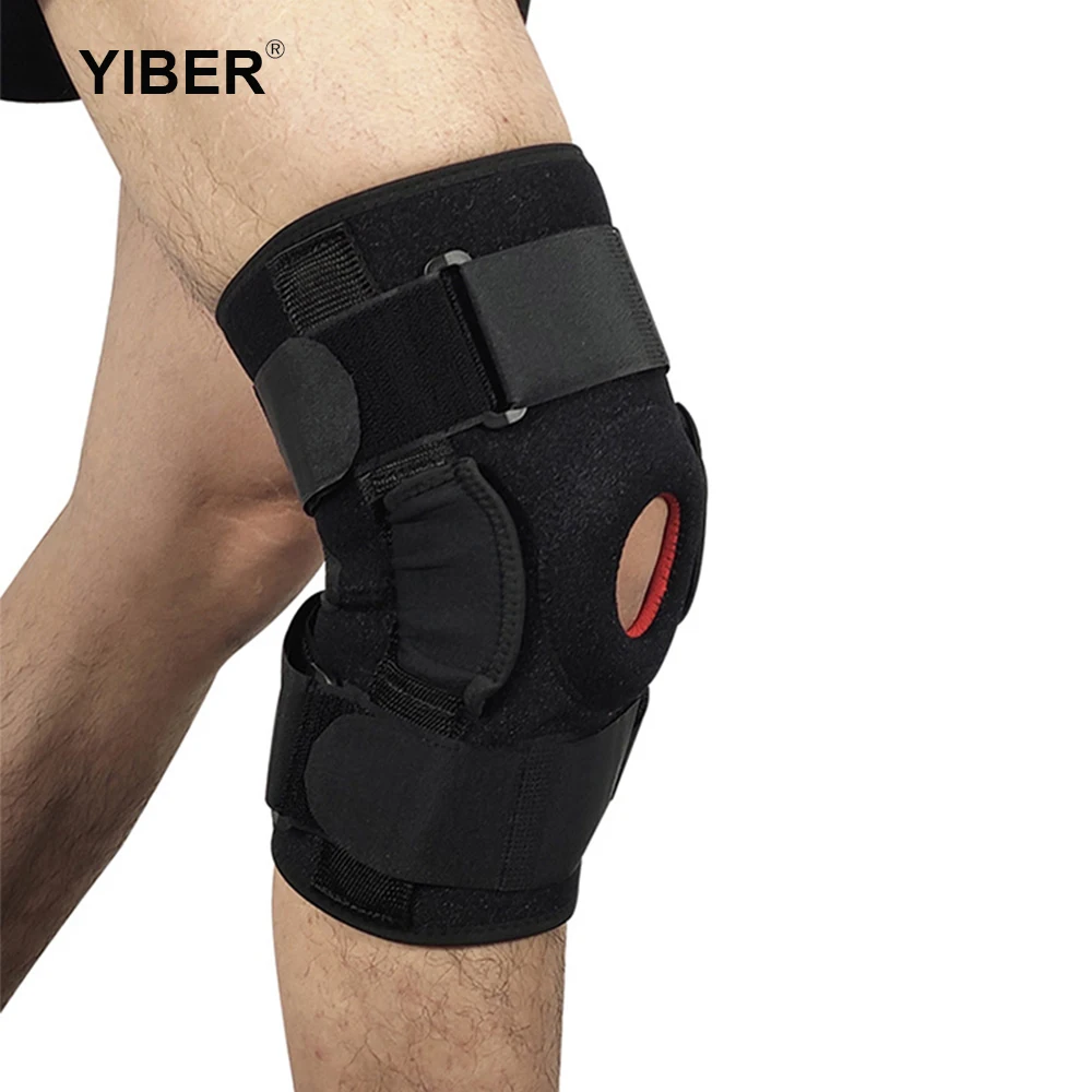 Knee Brace Hinges Professional Sports Polycentric Safety Hole Knee Support Black Knee Pad Guard Spring Protector Strap joelheir
Knee Brace Hinges Professional Sports Polycentric Safety Hole Knee Support Black Knee Pad Guard Spring Protector Strap joelheir