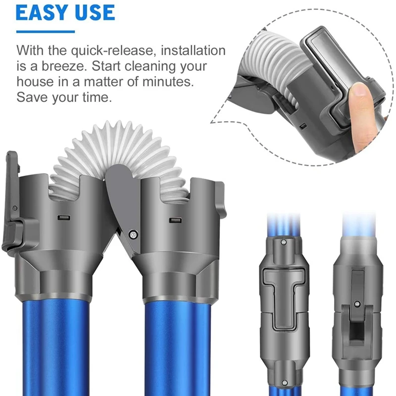 Hot Replacement Wand Compatible for Dyson V11 V10 V8 V7, Flexible and Bendable Vacuum Tube
Hot Replacement Wand Compatible for Dyson V11 V10 V8 V7, Flexible and Bendable Vacuum Tube
