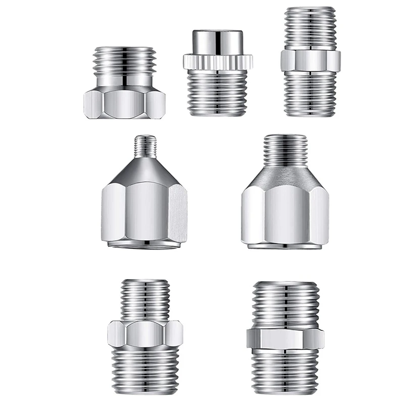 7 Pcs Airbrush Adapter Set Airbrush Connector Kit Quick Release Disconnect Connector Set for Air Compressor and Airbrush
7 Pcs Airbrush Adapter Set Airbrush Connector Kit Quick Release Disconnect Connector Set for Air Compressor and Airbrush