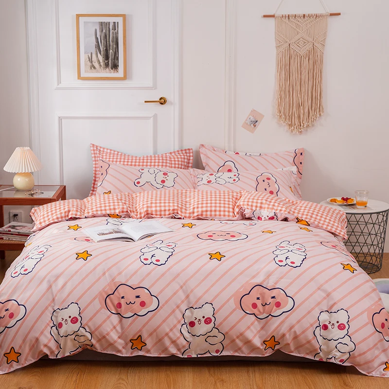 Anti-Folding 2 Pillow Shams And 1 Bed Sheet Queen ,King ,Twin ,Full Size,4 Pieces Bedding Set 1 Duvet Cover
Anti-Folding 2 Pillow Shams And 1 Bed Sheet Queen ,King ,Twin ,Full Size,4 Pieces Bedding Set 1 Duvet Cover