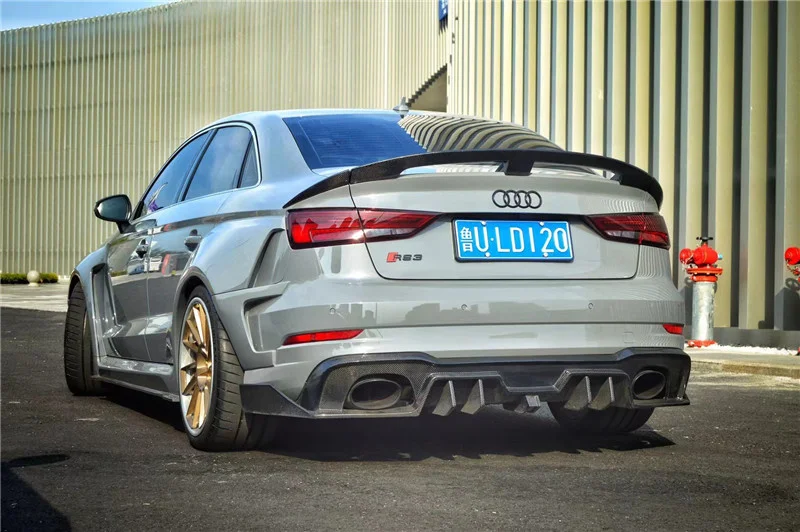 Suitable for Audi A3 S3 / Rs3 Wide Body Surrounded Boch Carbon Fiber Front Side Skirt Rear Lip Tail Aircraft Cover
Suitable for Audi A3 S3 / Rs3 Wide Body Surrounded Boch Carbon Fiber Front Side Skirt Rear Lip Tail Aircraft Cover