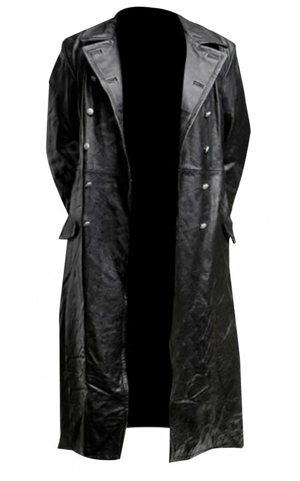 MEN'S GERMAN CLASSIC WW2 MILITARY UNIFORM OFFICER BLACK REAL LEATHER TRENCH COAT
MEN'S GERMAN CLASSIC WW2 MILITARY UNIFORM OFFICER BLACK REAL LEATHER TRENCH COAT