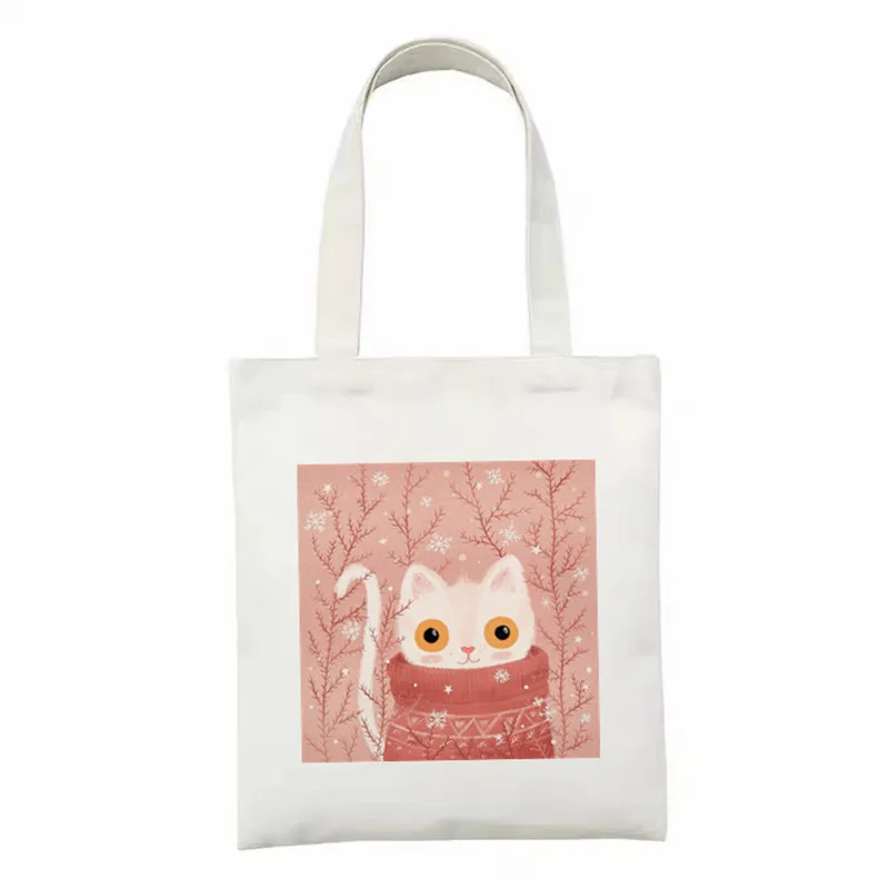 Reusable Women shopping bag Cartoon Printed Ladies shopper bag Canvas Tote Bag large Shoulder bags for Ladies Female handbag
Reusable Women shopping bag Cartoon Printed Ladies shopper bag Canvas Tote Bag large Shoulder bags for Ladies Female handbag