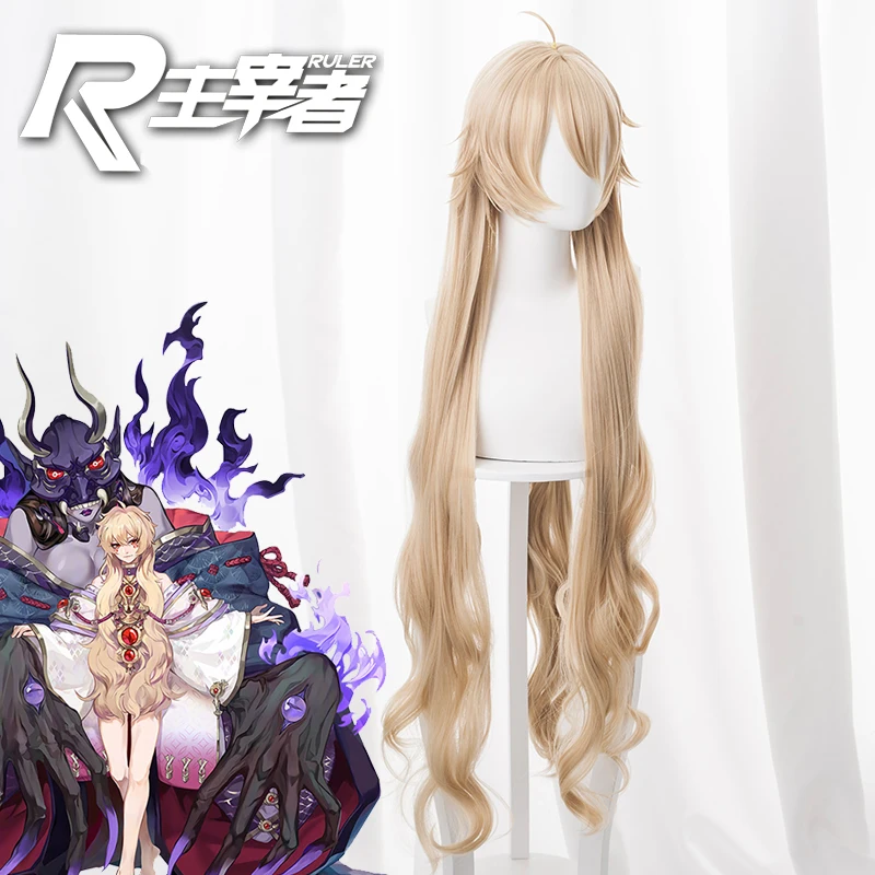 Высококачественные парики Prop! Парик для косплея Onmyoji Oura Hannya длинные вьющиеся