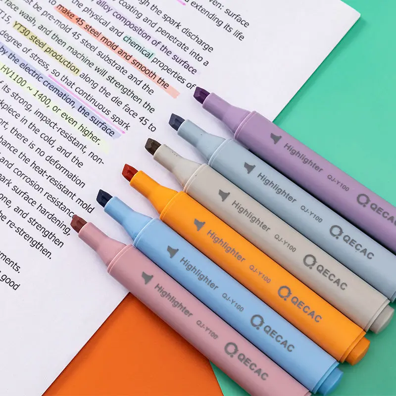 6pcs Morandi Color Fluorescent Pen Large Capacity Student Marker Note Taking Hand Account
6pcs Morandi Color Fluorescent Pen Large Capacity Student Marker Note Taking Hand Account