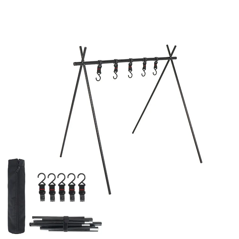 ShineTrip Outdoor Cookware Hanging Rack Triangular Pot Pan Camping Light Tools Hanging Campsite Storage Rack Hook Clothes Hanger
ShineTrip Outdoor Cookware Hanging Rack Triangular Pot Pan Camping Light Tools Hanging Campsite Storage Rack Hook Clothes Hanger