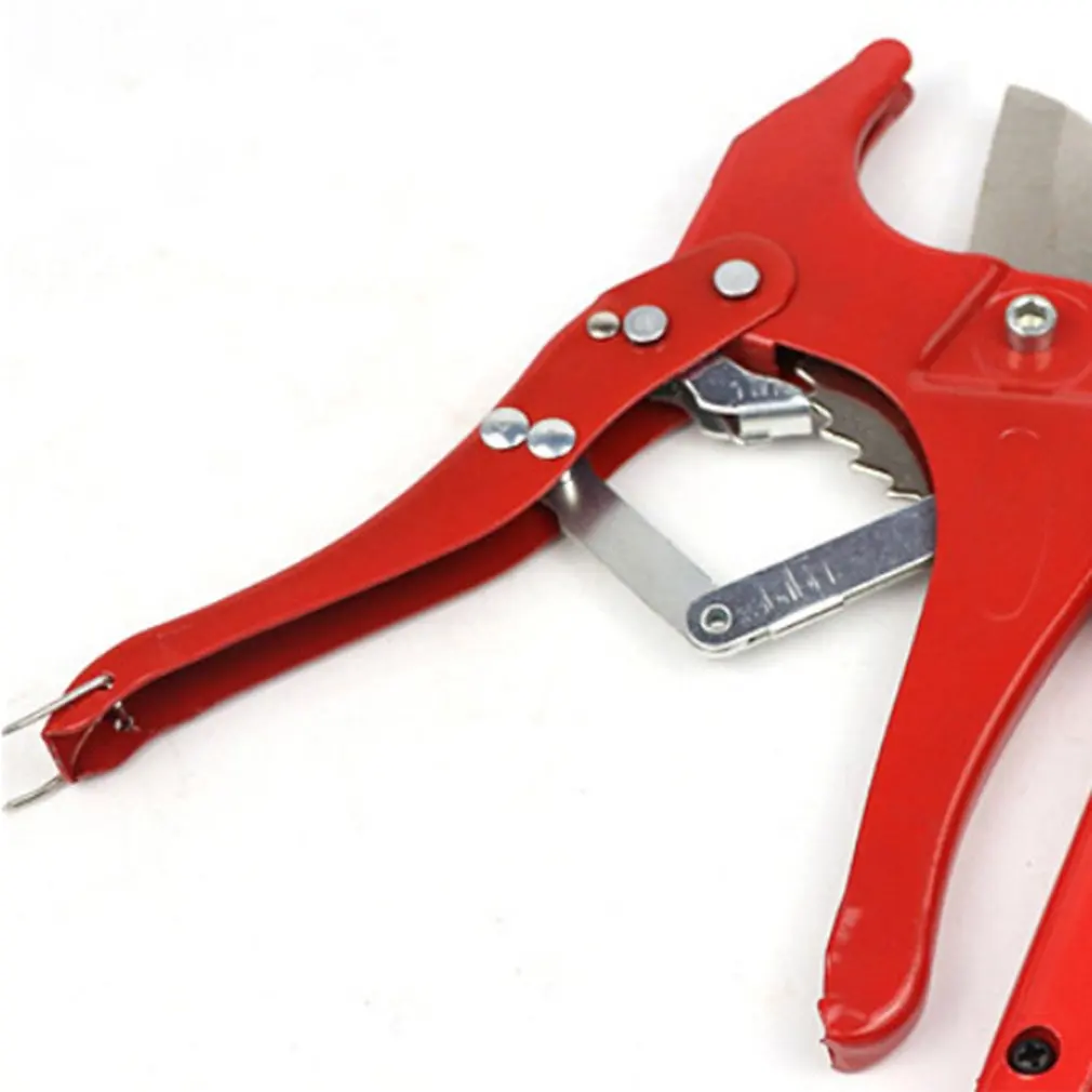 PVC Aluminum Plastic Pipe Water Tube Tubing Hose Cutter Scissor Knife Cut Ratchet Plumbing Tool Hand Tool Red 1pc 42mm PE 
PVC Aluminum Plastic Pipe Water Tube Tubing Hose Cutter Scissor Knife Cut Ratchet Plumbing Tool Hand Tool Red 1pc 42mm PE