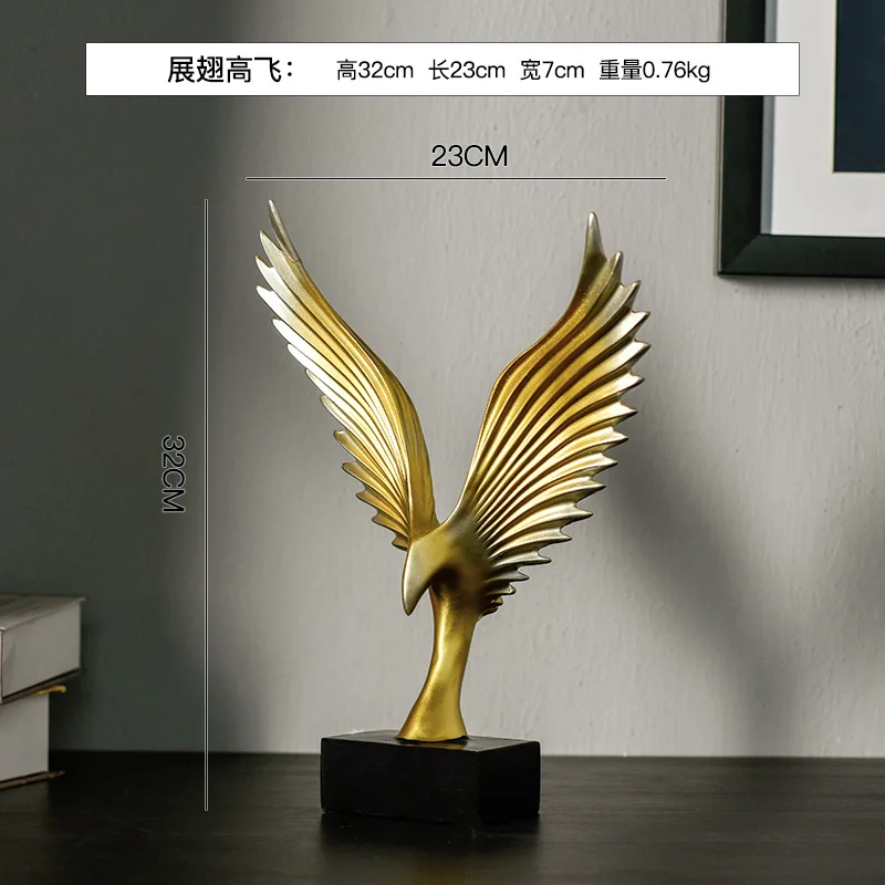 Luxury Style Golden Wings Ornaments Resin Creative Home Living Room Desktop Decoration Furnishings Home Decor Europe 
Luxury Style Golden Wings Ornaments Resin Creative Home Living Room Desktop Decoration Furnishings Home Decor Europe