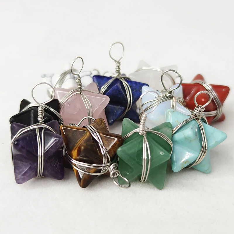 3D Merkaba Star Necklace Pendant Necklace Chakra Reiki Energy Healing Lucky Crystal Stone Jewelry 18 Inch Stainless Steel Chain
3D Merkaba Star Necklace Pendant Necklace Chakra Reiki Energy Healing Lucky Crystal Stone Jewelry 18 Inch Stainless Steel Chain