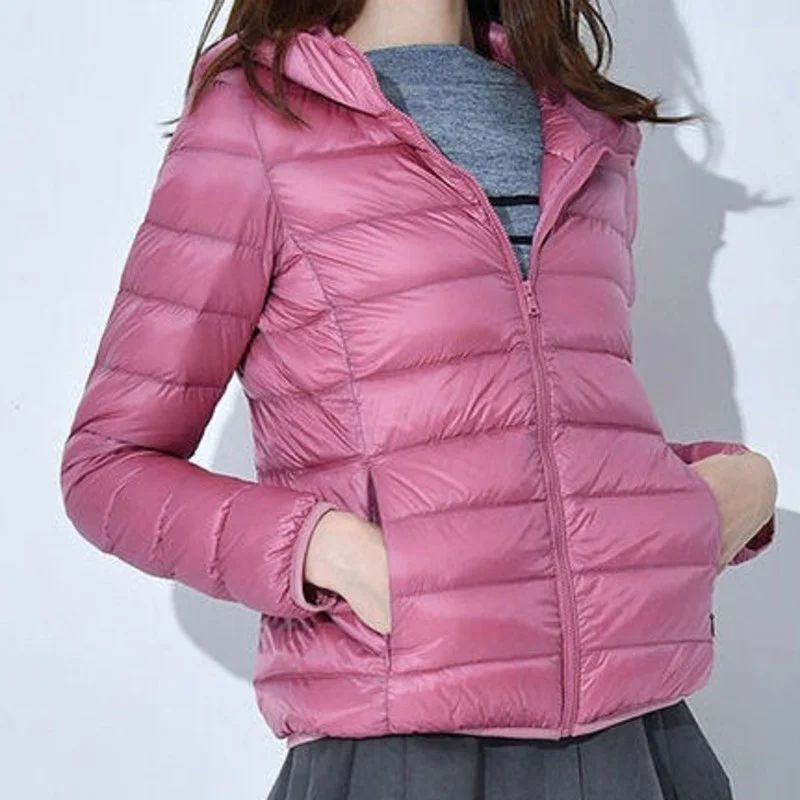 2021 Autumn Winter New Women Hooded Long Sleeve Warm Coat Parka Female Portable Women Tops Harajuku Ultra Light Puffer Jacket
2021 Autumn Winter New Women Hooded Long Sleeve Warm Coat Parka Female Portable Women Tops Harajuku Ultra Light Puffer Jacket