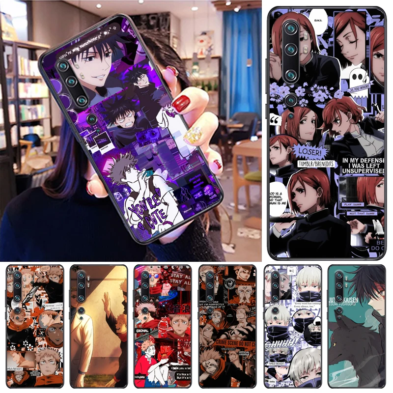 Jujutsu Kaisen Yuji Itadori Satoru Gojo Sukuna Fushiguro Megumi Phone Case For Xiaomi CC9e CC9 Pro Coque Carcasa Funda 
Jujutsu Kaisen Yuji Itadori Satoru Gojo Sukuna Fushiguro Megumi Phone Case For Xiaomi CC9e CC9 Pro Coque Carcasa Funda