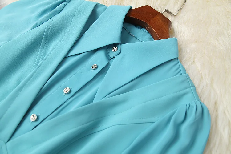 European and American women's wear for spring 2021 flared shirt with three-quarter sleeves Wide-legged pants Fashion suits
European and American women's wear for spring 2021 flared shirt with three-quarter sleeves Wide-legged pants Fashion suits