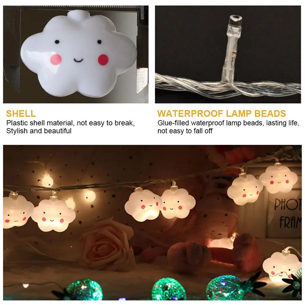 Cloud Romantic Super Bright Fairy String Light Cloud String Lamp LED String Light Wedding Neon Lantern Christmas Decor Festival
Cloud Romantic Super Bright Fairy String Light Cloud String Lamp LED String Light Wedding Neon Lantern Christmas Decor Festival