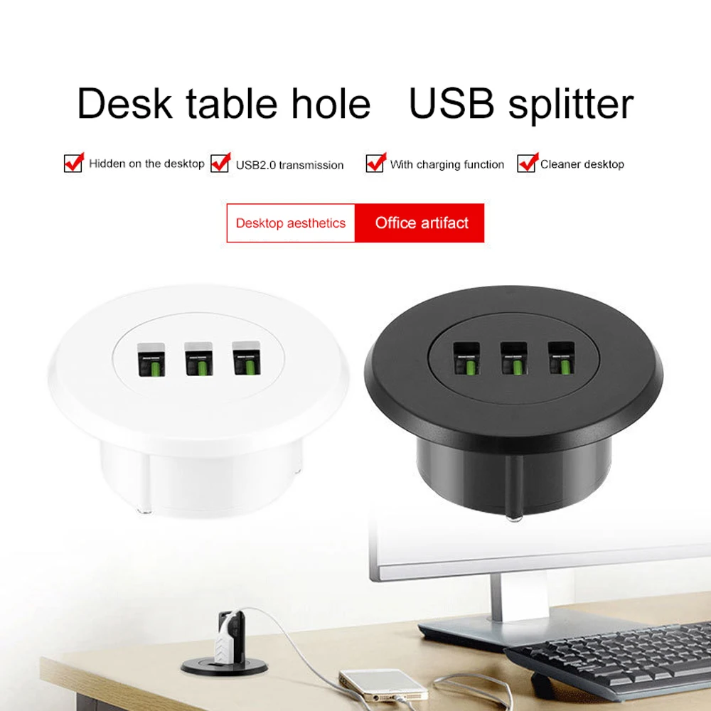 Настольная зарядная станция VIPATEY с USB кабелем 5 В 2 А 3 порта|Зарядные устройства