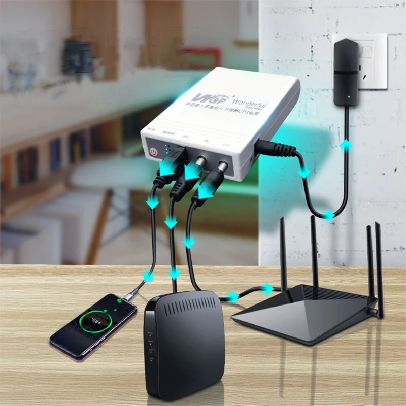 Портативный источник бесперебойного питания 34YB, многоцелевой источник бесперебойного питания, резервная батарея для камеры, маршрутизато...
Портативный источник бесперебойного питания 34YB, многоцелевой источник бесперебойного питания, резервная батарея для камеры, маршрутизато...