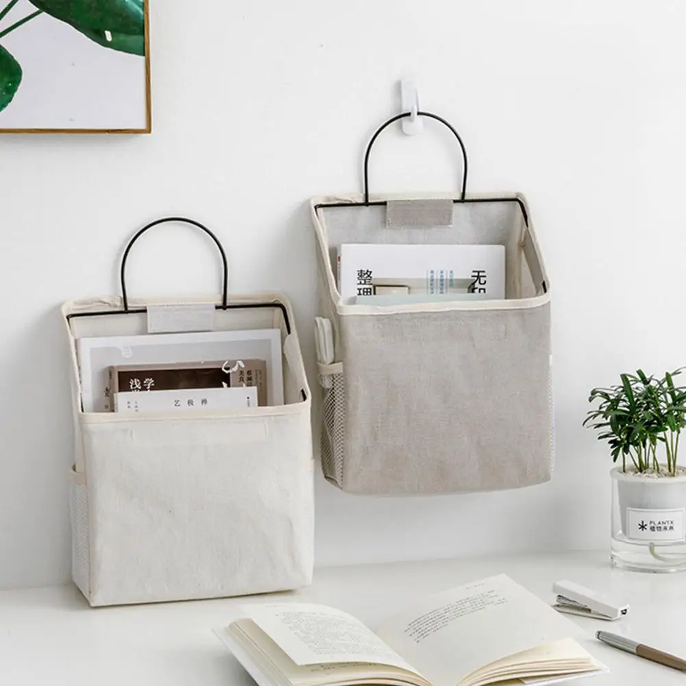 Wall Mounted Storage Bag Dormitory Bedside 4 Colors Fabric Hanging Basket Bedroom Organizer Bag Book Magazines Phone Holder Hook
Wall Mounted Storage Bag Dormitory Bedside 4 Colors Fabric Hanging Basket Bedroom Organizer Bag Book Magazines Phone Holder Hook