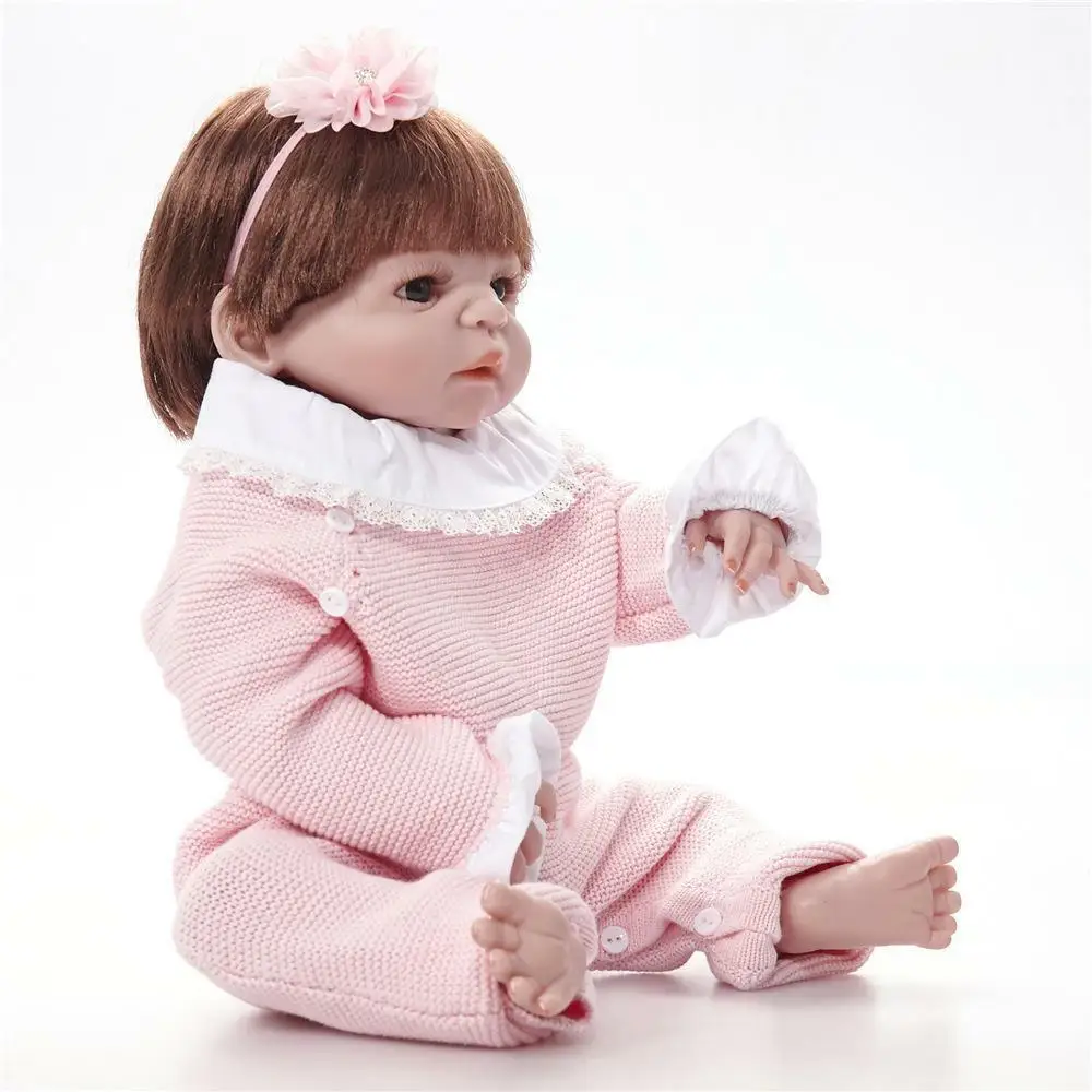 Realistic Reborn Silicone Baby Dolls 22''/55cm Handmade Lifelike Girl Kid Gifts Toys For Children
Realistic Reborn Silicone Baby Dolls 22''/55cm Handmade Lifelike Girl Kid Gifts Toys For Children