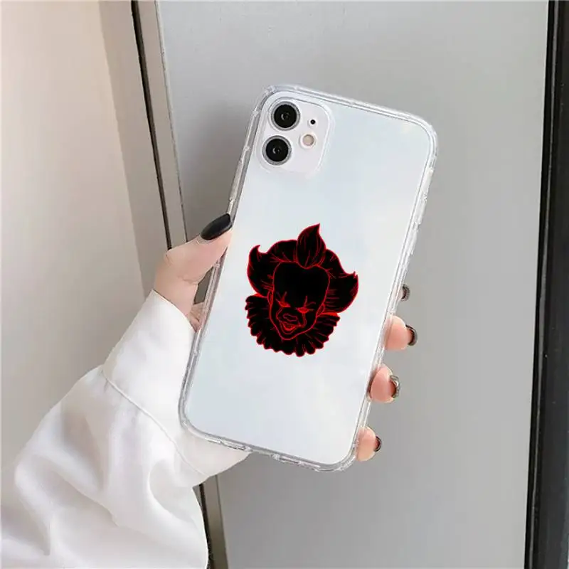 Pennywise Horror Character Phone Case Transparent soft For iphone 5 5s 5c se 6 6s 7 8 11 12 plus mini x xs xr pro max
Pennywise Horror Character Phone Case Transparent soft For iphone 5 5s 5c se 6 6s 7 8 11 12 plus mini x xs xr pro max