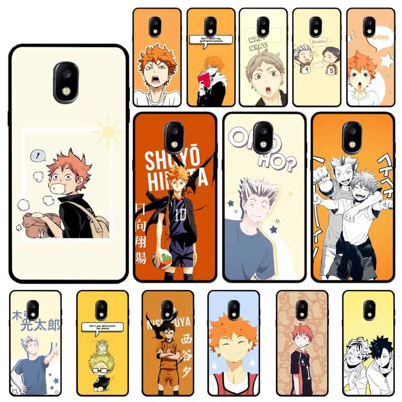 

YNDFCNB anime haikyuu comics Phone Case For Samsung Galaxy J7 J6 J6PLUS J8 J4 J4Plus J7DUO J7NEO J2 J5 J6 J7 Prime