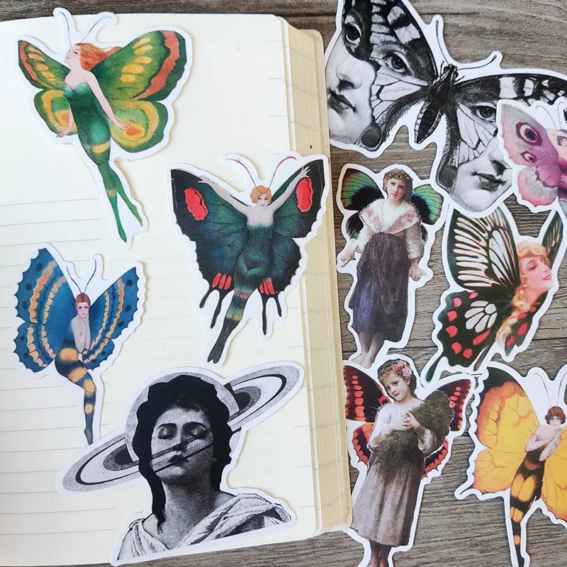 10PCS Butterfly girl Stickers Crafts And Scrapbooking stickers book Student label Decorative sticker DIY Stationery
10PCS Butterfly girl Stickers Crafts And Scrapbooking stickers book Student label Decorative sticker DIY Stationery