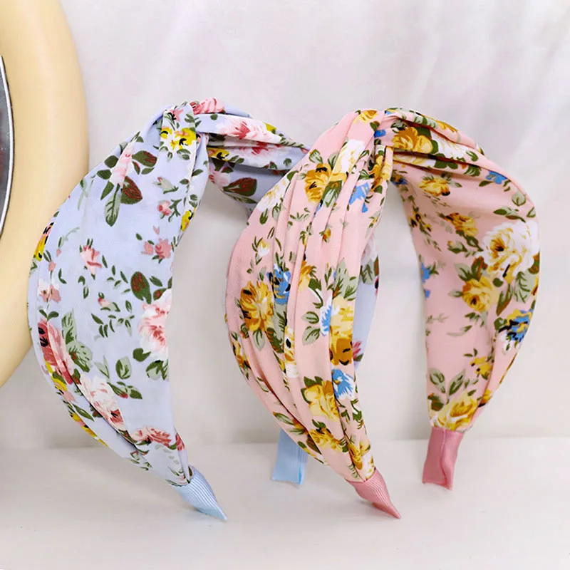 Girl Fabric Print Wide Headbands For Women Cross Hair Bands Bows Accessories Fashion Korean Summer New Sweet Wholesale
Girl Fabric Print Wide Headbands For Women Cross Hair Bands Bows Accessories Fashion Korean Summer New Sweet Wholesale