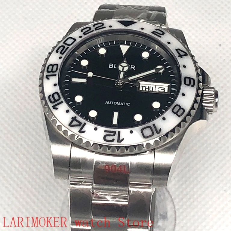 Часы наручные mh36 мужские с ремешком из нержавеющей стали, водонепроницаемые механические с белым и черным циферблатом, 904L 
Часы наручные mh36 мужские с ремешком из нержавеющей стали, водонепроницаемые механические с белым и черным циферблатом, 904L