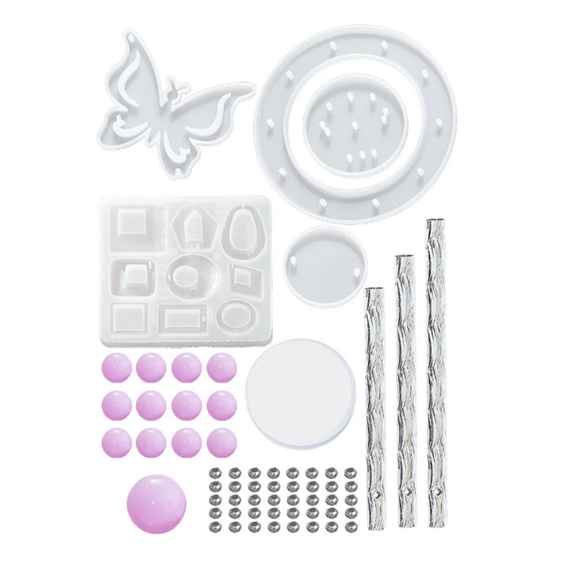 Resin Mold,Wind Chimes Resin Molds Silicone Kit Bundle Butterfly Design for Resin Casting,for Home Decor
Resin Mold,Wind Chimes Resin Molds Silicone Kit Bundle Butterfly Design for Resin Casting,for Home Decor
