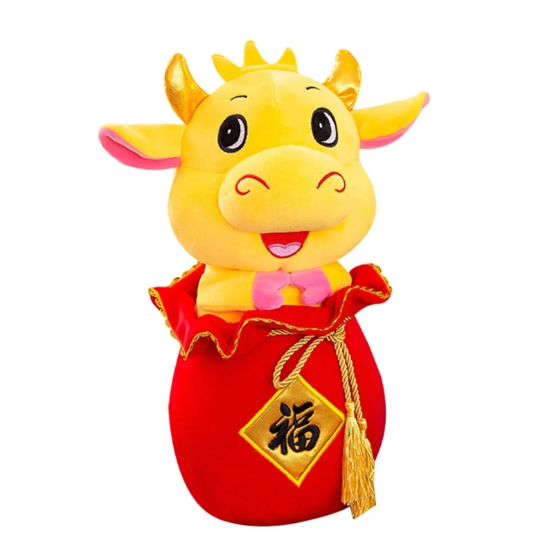 Chinese New Year Red Bull Decoration 2021 Year of The Ox Festival Decoration Mascot Auspicious Plush Cattle Plush Animal,The Mas
Chinese New Year Red Bull Decoration 2021 Year of The Ox Festival Decoration Mascot Auspicious Plush Cattle Plush Animal,The Mas