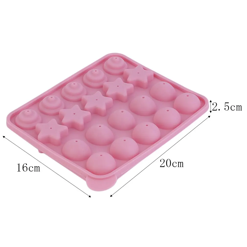 New Arrival Silicone Cake Mold Chocolate Cookie Lollipop Pop Mould Mold Tray Decorating DIY Cake Tools Kitchen Accessories
New Arrival Silicone Cake Mold Chocolate Cookie Lollipop Pop Mould Mold Tray Decorating DIY Cake Tools Kitchen Accessories