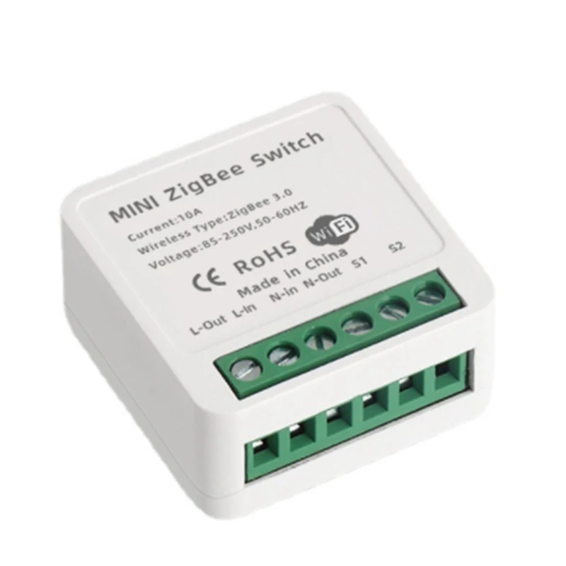 Умный мини-переключатель Tuya Zigbee, 10 А, с управлением голосом и управлением через приложение
Умный мини-переключатель Tuya Zigbee, 10 А, с управлением голосом и управлением через приложение