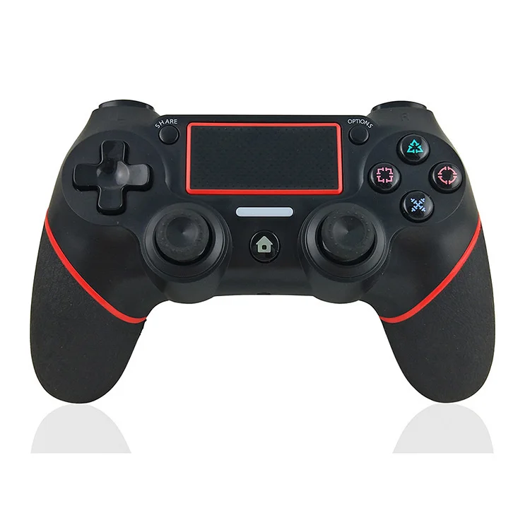 Private mold glue coated PS4 wireless Bluetooth game dual motor with vibration 6-axis P4 handle controller
Private mold glue coated PS4 wireless Bluetooth game dual motor with vibration 6-axis P4 handle controller