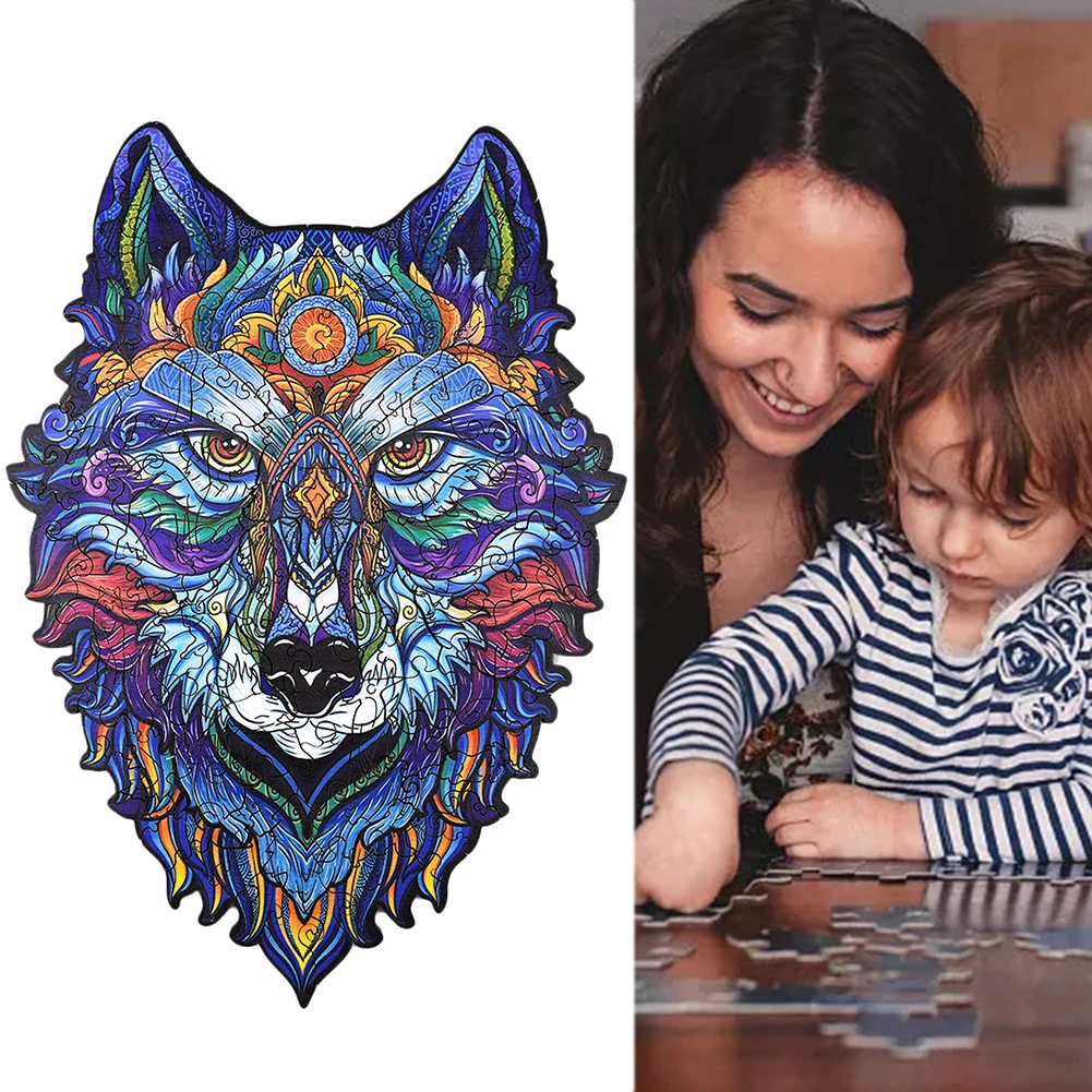 Memory Improving Unique Colorful Gift Enchanting Animal Home Decor Educational Toy Jigsaw Majestic Wolf Stress Relief
Memory Improving Unique Colorful Gift Enchanting Animal Home Decor Educational Toy Jigsaw Majestic Wolf Stress Relief