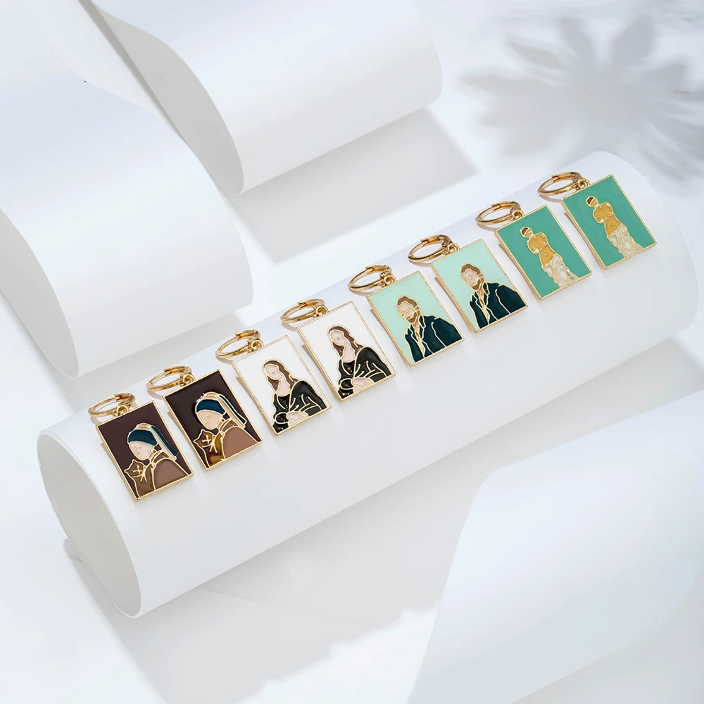 Lost Lady Style Enamel Colorful People Statement Earrings Geometric Square Hoop Huggies Earrings Wholesale Jewelry Bijoux Gift
Lost Lady Style Enamel Colorful People Statement Earrings Geometric Square Hoop Huggies Earrings Wholesale Jewelry Bijoux Gift