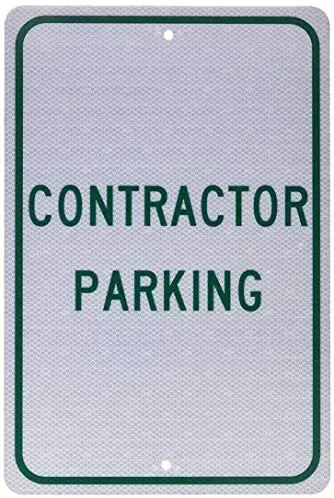 Warning Sign Traffic Sign, Contractor Parking. Road Sign Business Sign Aluminum Metal Tin Sign Z0353
Warning Sign Traffic Sign, Contractor Parking. Road Sign Business Sign Aluminum Metal Tin Sign Z0353