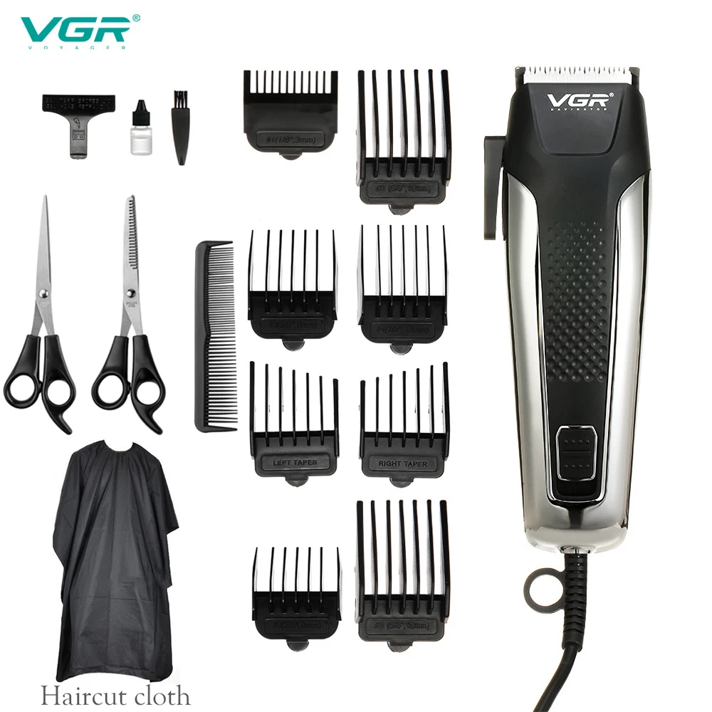 VGR Hair Clipper Professional Electric Machine Hair Cut Adult Magic Clip Wired Power Electric Trimmers Kit Clipper Men
VGR Hair Clipper Professional Electric Machine Hair Cut Adult Magic Clip Wired Power Electric Trimmers Kit Clipper Men