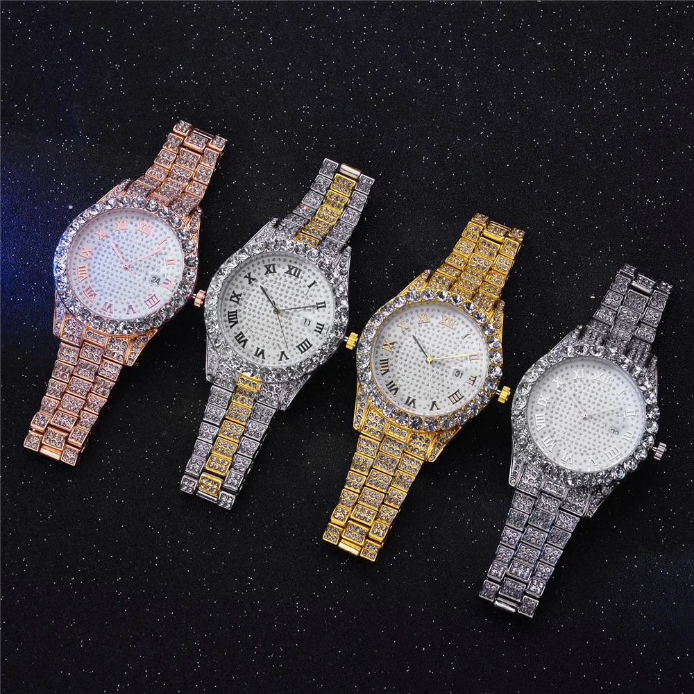 Luxury Diamond Women Watch Roma Dial Calendar Ladies Quartz Watches Rose Gold Stainless Steel Wristwatches Zegarek Damski
Luxury Diamond Women Watch Roma Dial Calendar Ladies Quartz Watches Rose Gold Stainless Steel Wristwatches Zegarek Damski